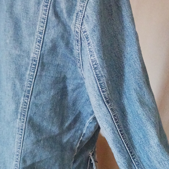 Sigrid Olsen Light Blue Denim Jacket - Picture 12 of 14